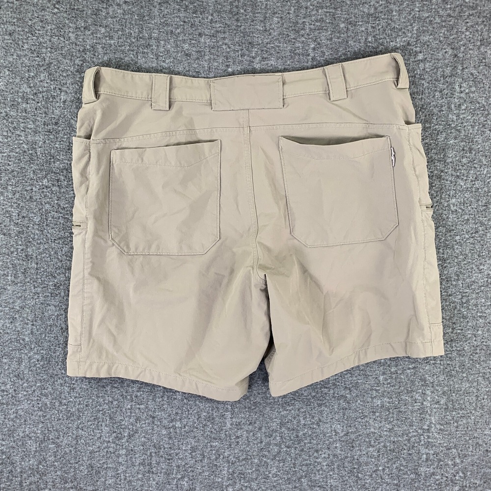 Duluth Flexpedition Shorts Men 40x9 Relaxed Fit Brown Hiking Outdoor Utility - Picture 8 of 9